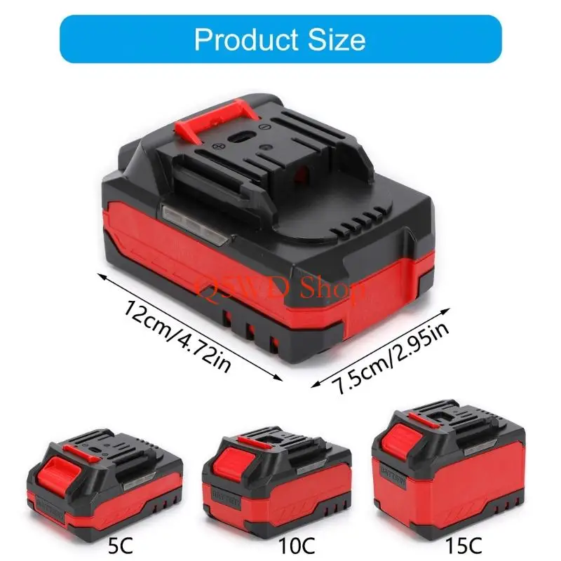Q5WD 18650 Shell with PCB Charging Board Power Tool Battery Housing for Power Tool