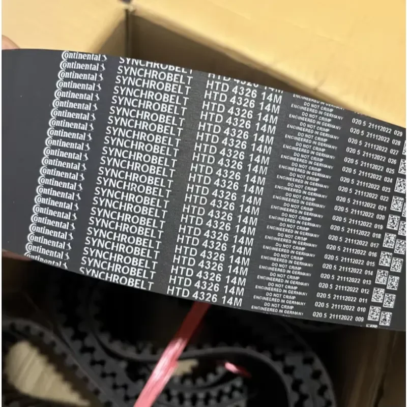 2026 Contitech Synchronous Belt Rubber Timing Belt Drive Belt HTD 4326 14M Continental Brand