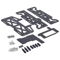 Ultra-Light Carbon Fiber Battery Tray Servo Mount ESC Bracket Kit For 1/10 RC Vanquish VS4-10 Phoenix Ultra Pro Fordyce LCG Part