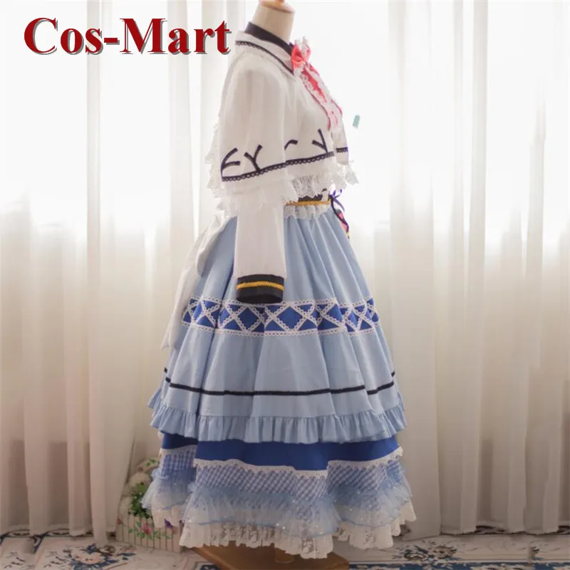 Cos-Mart Game Touhou Project Hinanawi Tenshi Cosplay Costume Luxurious Formal Dress Role Play Clothing Custom-Make Any Size