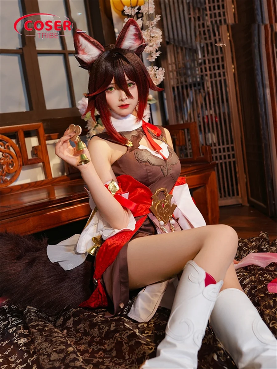 COSER TRIBE Anime Game Honkai Star Rail Tingyun sexy Imperial Sister Halloween Carnival Role CosPlay Costume Complete Set