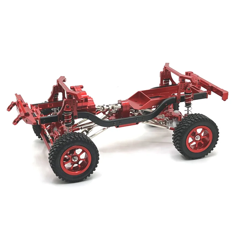 Ulepszone podwozie do MN128, całkowicie metalowa rama, uniwersalny model podwozia 1/12 MN86S, MN86, G500 RC Car, modyfikacja części zamiennych