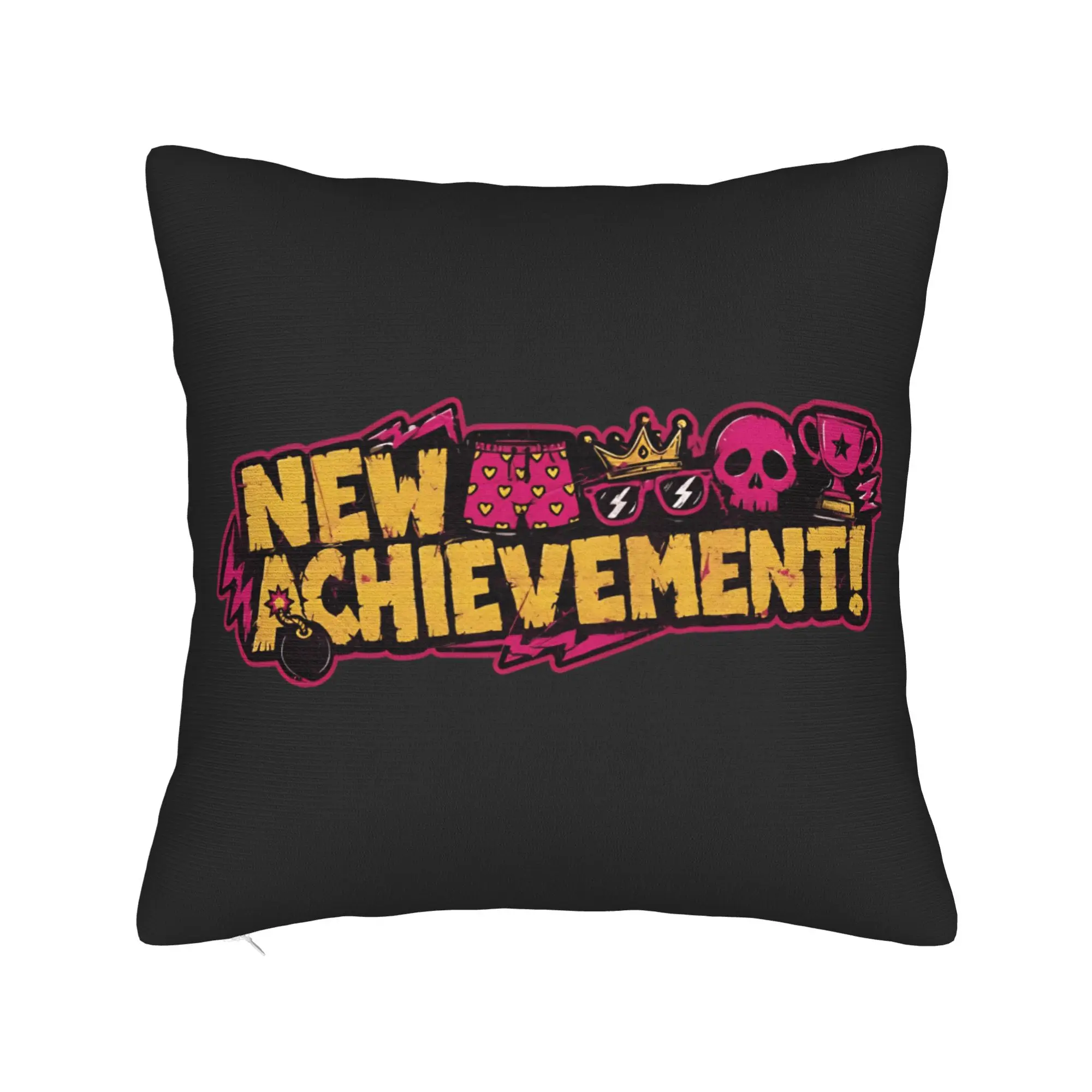 Dungeon Crawler Carl New Achievement Pillow Case  Funny Pillow Cover Print Pillowcases For Sofa Car Home Decor