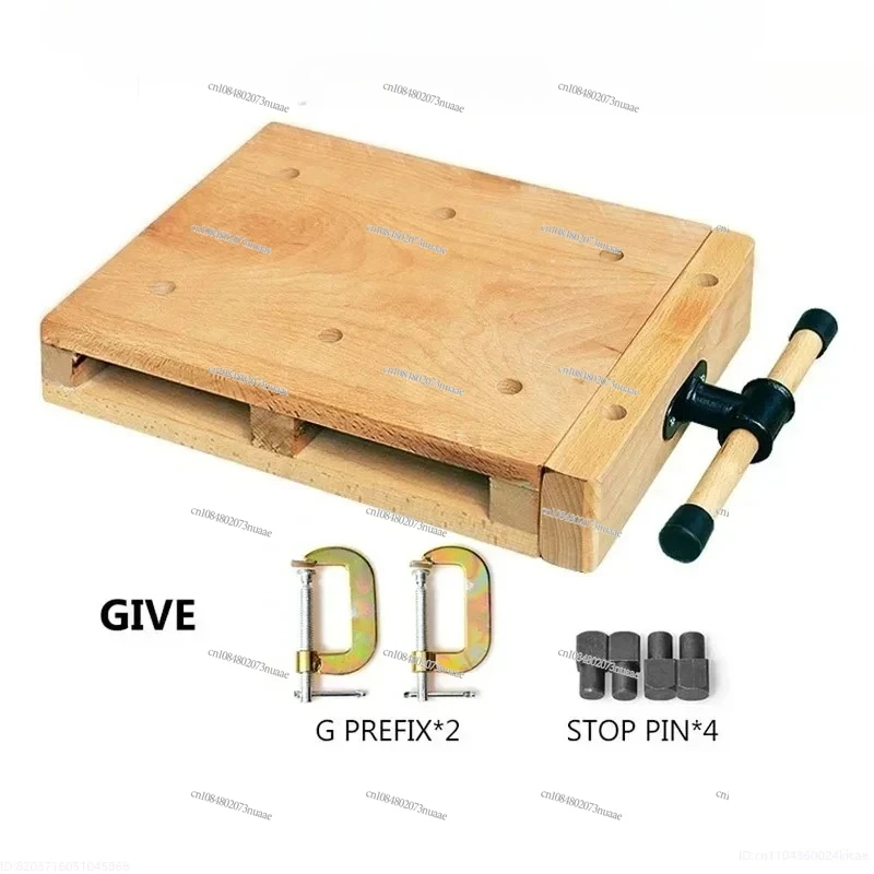 

Portable Mini Woodworking Table Small Multifunctional Beech Tabletop Manual Workbench for Woodworking Industry