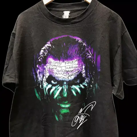 Rare Jeff Hardy Face Signature Cotton T SHIRT FULL SIZE S To 5XL