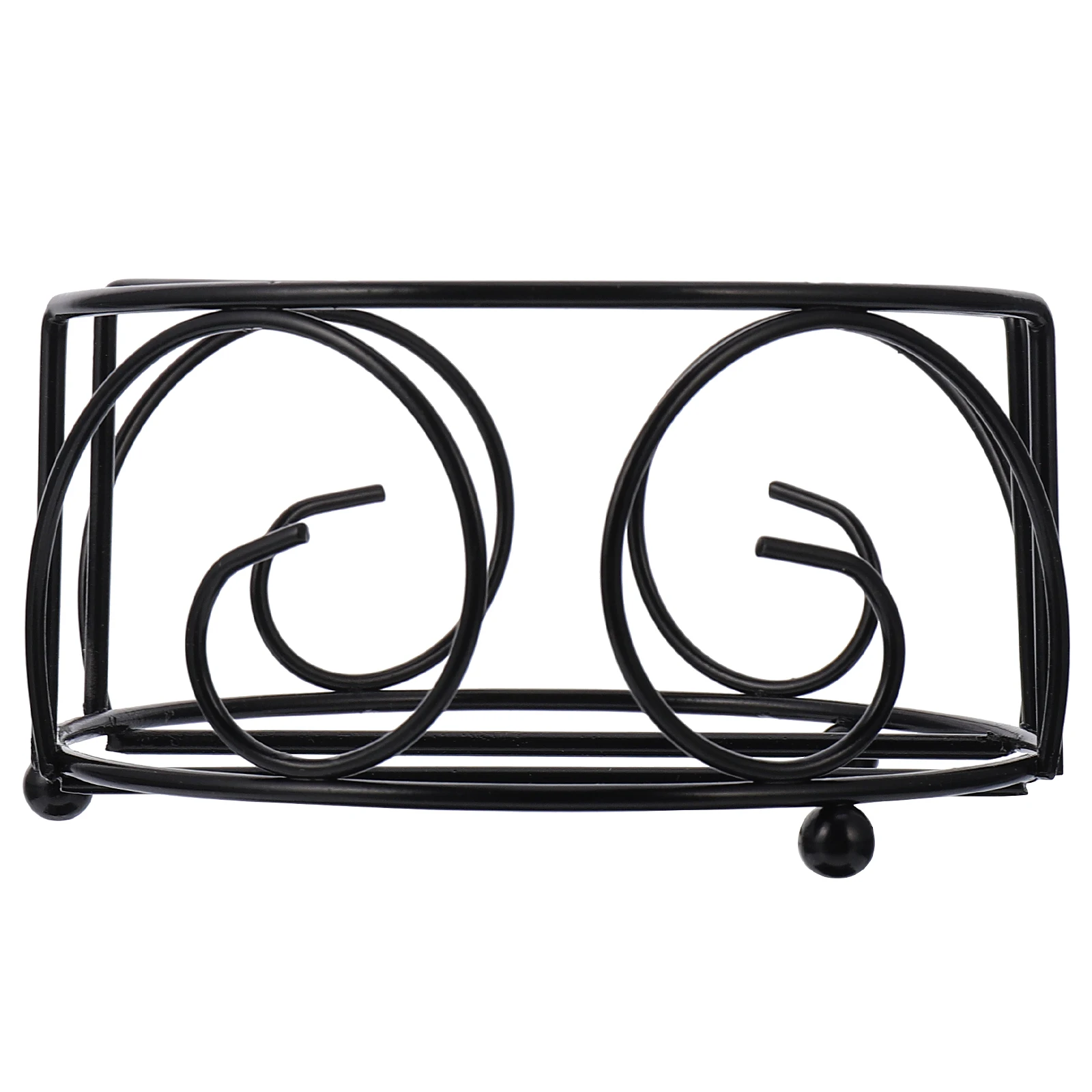 

1pc Coaster Holder Iron Metal Simple Placemat Storage Rack Kitchen Gadget For Home Office Hotel Space Saving Minimalist