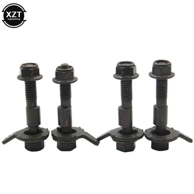 4pcs 12-17mm Wheel Alignment Camber Adjustment Screw Bolt Kit Cam Bolt Fits 14mm Wheel Alignment Tire Eccentric screw