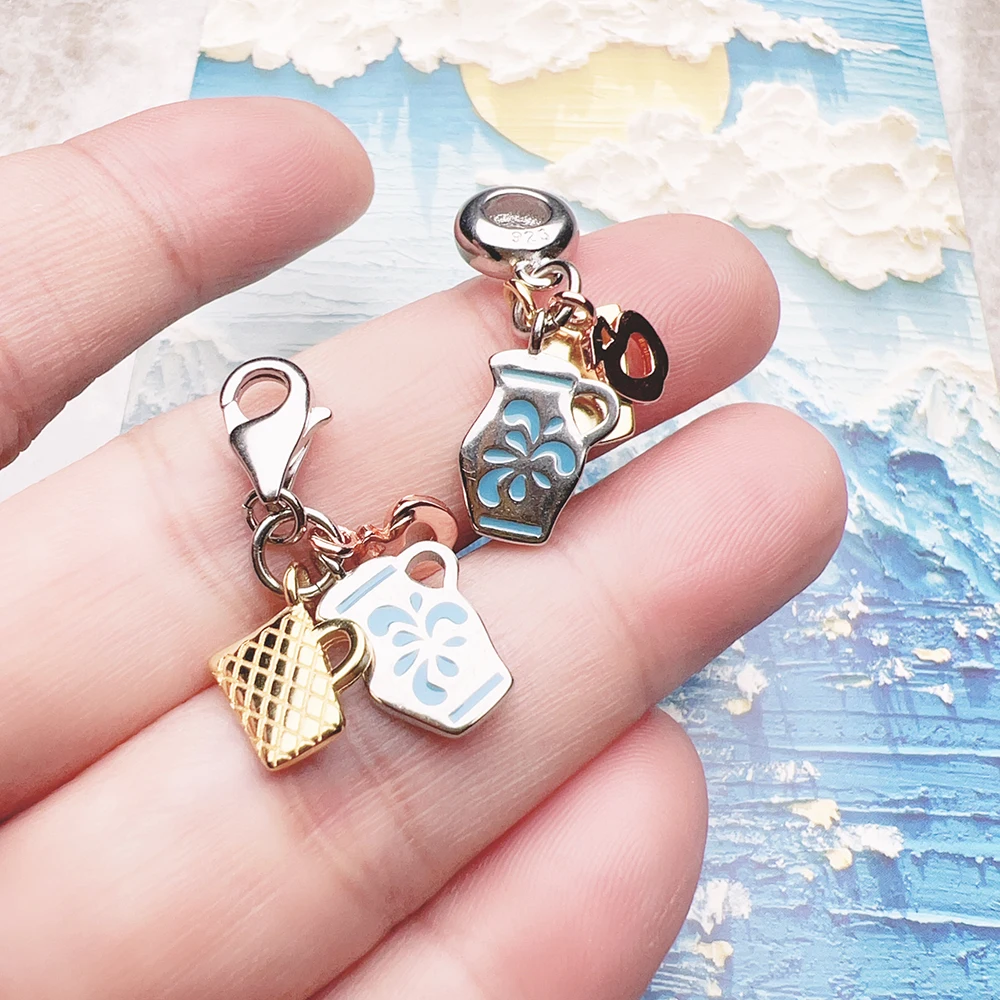 Frankfurt Jug Wisiorek Urok Dla Mężczyzn Kobiet Wiosna 925 Sterling Silver Modna Biżuteria Lucky Fashion — zdjęcie 7