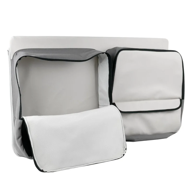 PU Leather Window Organizer Storage Bag Pocket For VW T5 T6 Camper Van Interior Accessory White Hanging Pouch