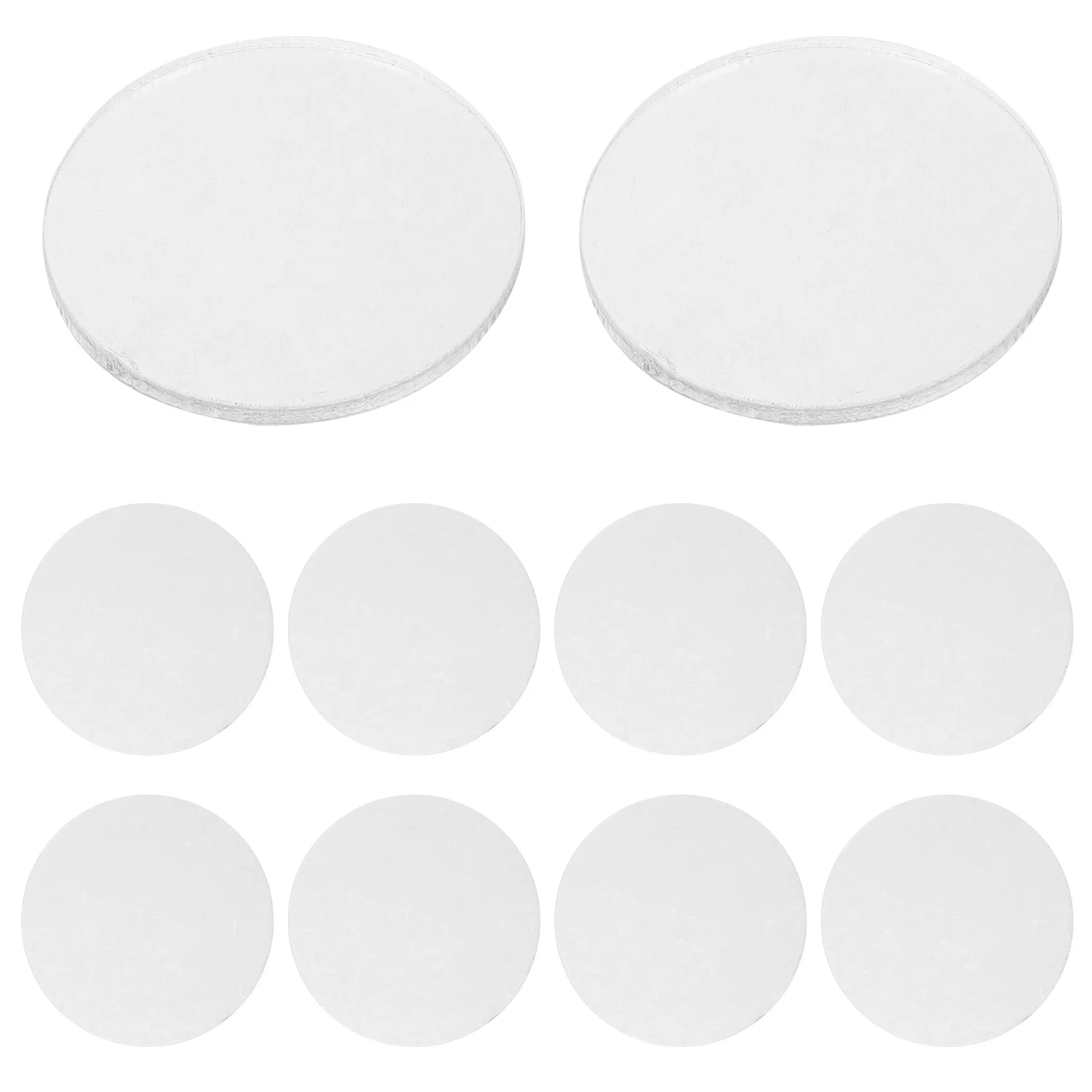 10 قطعة 2.5 سنتيمتر قواعد أكريليك واضحة لشخصيات أنيمي مصغرة الألعاب اكسسوارات منضدية عرض المقتنيات الزخرفية