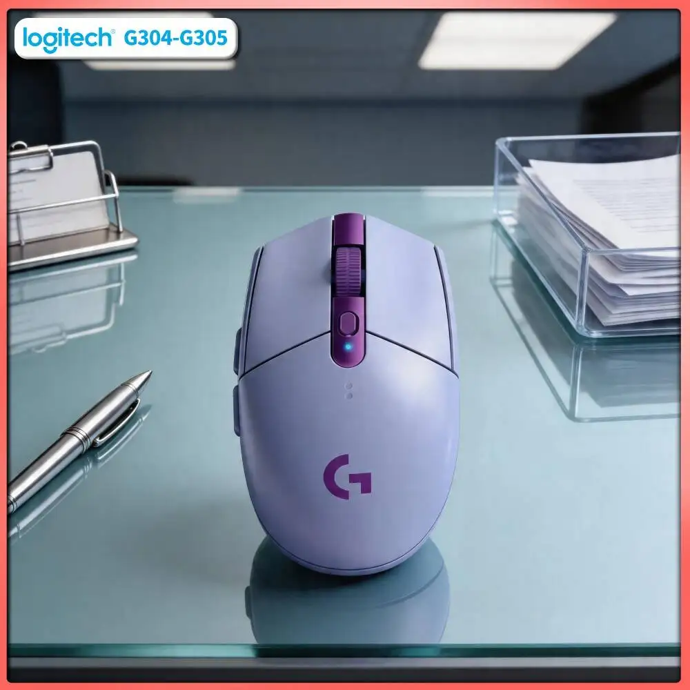 Logitech G304 Wireless Mouse 12000 DPI HERO Sensor LIGHTSPEED 1ms 9-Month Battery Travel Mouse Accurate Tracking Users