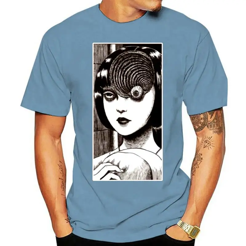 Uzumaki Junji Ito Japanese Horror Manga Anime T-Shirt For Fan S-5XL