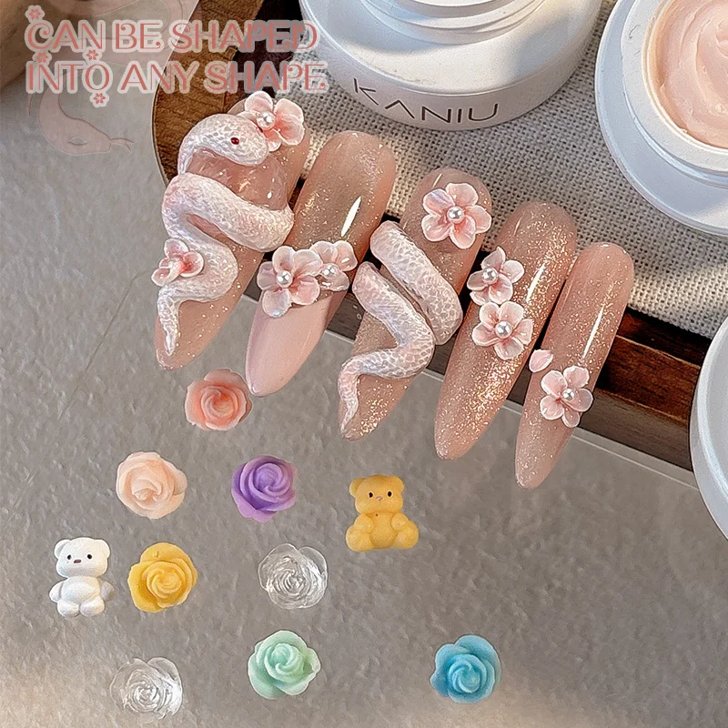 7 couleurs Gel Nail Art plâtre effet 3D sable Texture pas besoin couche de finition Gel vernis UV vernis à ongles laque vernis bricolage ongles