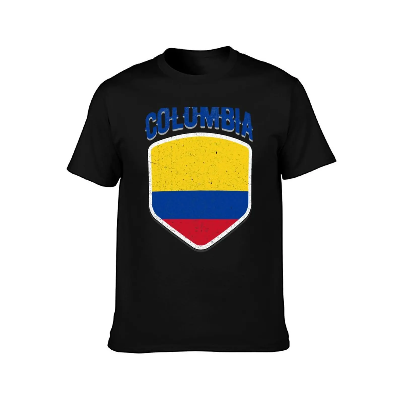 Colombia National Flag World Sport Stadium Fans T Shirt Supporter Jersey Football Cup TShirt T-Shirt Luxury man men t shirts