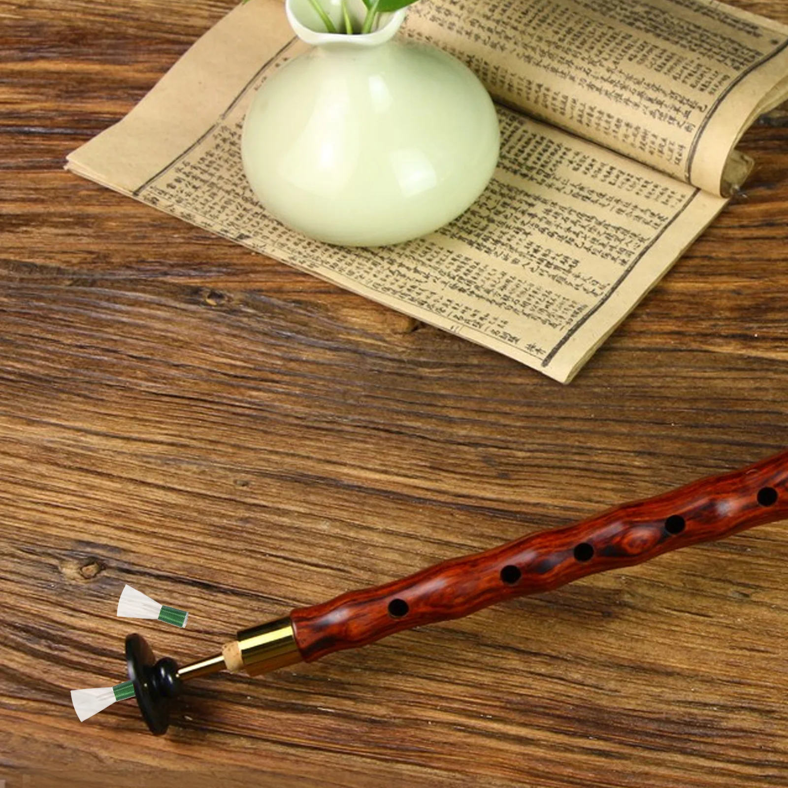 

2Pcs Suona Reed Mouthpiece Plastic Resin Replacement for Practice Performance Loud Clear Sound Quality Musical Accessory