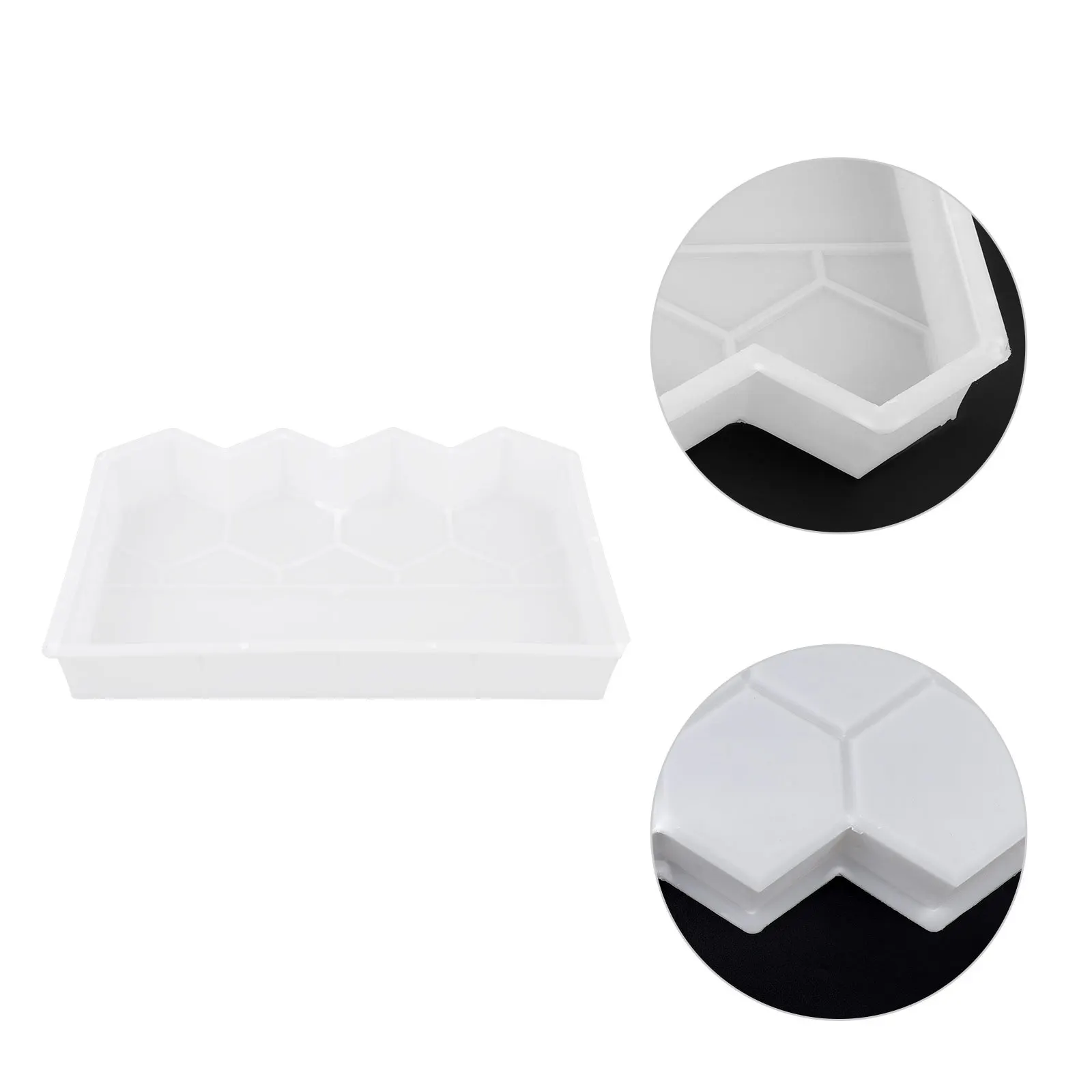 

1Pcs Fence Mold Plastic Brick Mold Easy Use Reusable Concrete Cement DIY Garden Decor DIY Brick Mould