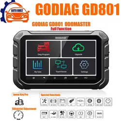 GODIAG GD801 OdoMaster Auto Key Programmer OBDII Cluster Calibration Correction Tool Better Than OBDSTAR X300M Update Free