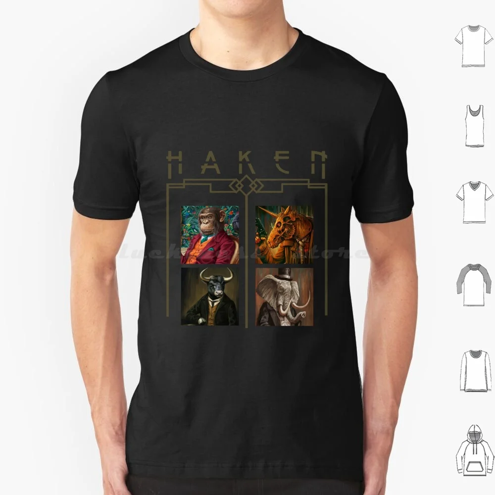 Fauna By Haken T Shirt Big Size 100% Cotton Fauna Haken Band 2023 Album Progressive Metal Progressive Djent Taurus Love Bite