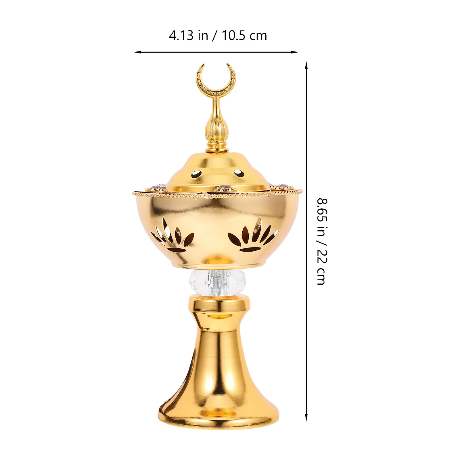 Electric Incense Burner Arabic Censer Plug-in Aroma Incense Stove for Meditation Stress Relief Sleep Quality Improvement Home