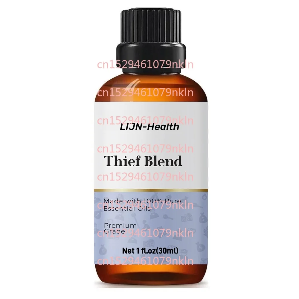 Thief Blend Essential Oil Blend with Eucalyptus, Rosemary, Lemon & Other Oils | 100% Pure Premium Oil for Uplifting Mood, 1oz