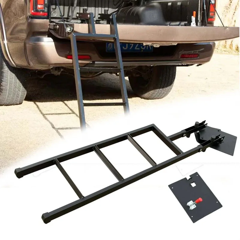 

High Quality Accessories Car Aluminum Alloy Rear Ladder for Pick up