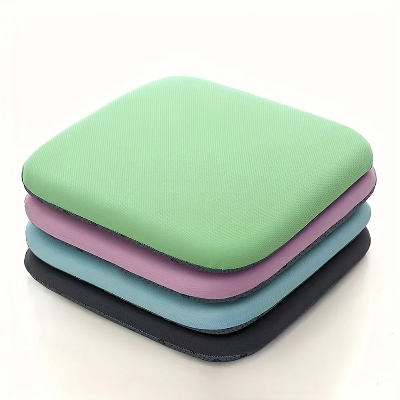 Memory Foam Seat Cushion for Office Chair & Student Classroom Use Long Sitting Comfort with Polyester Cover - Fits Bench