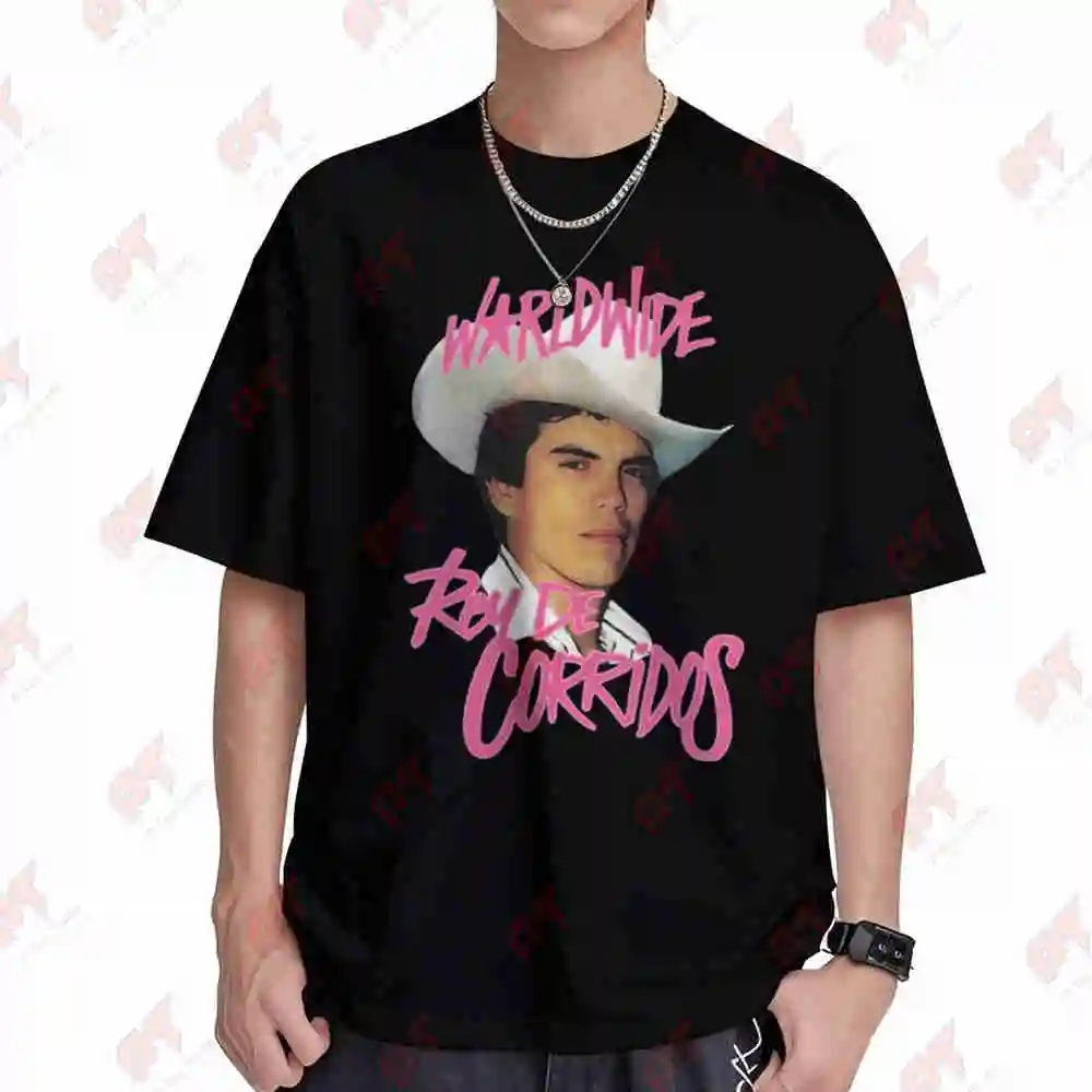 Chalino Sanchez Rare Mexican Music Retro Short Sleeve Tee 100% Cotton T-Shirt