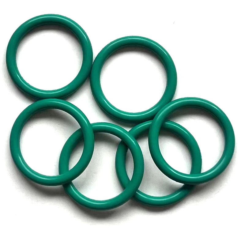 Anello di tenuta FKM CS1.9mm O-ring in gomma fluorurata verde Guarnizione di tenuta premium Resistente all'olio Resistente agli acidi e agli alcali e resistente agli HT