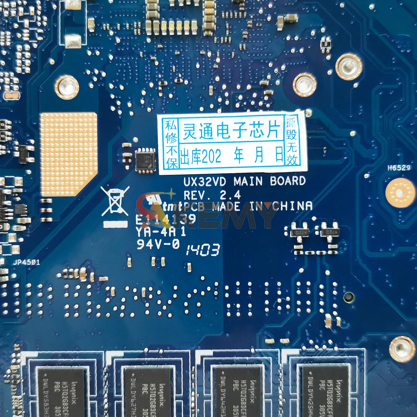 ASUS ZenBook UX32A BX32A UX32A 노트북 메인보드용 UX32A 노트북 마더보드 (I3 I5 I7 CPU 탑재) 100% 테스트 완료, 빠른 배송 가능