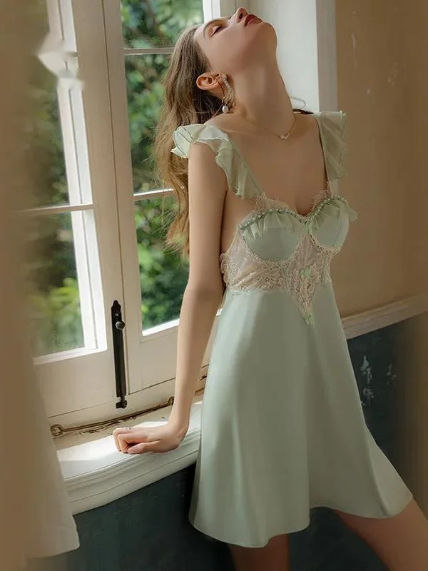 فستان شاطئ مع وسادات صدر ، منظور شبكي ، لؤلؤ عاري الظهر ، حبال حرير ثلجي ، ملابس عصرية ، فتاة ناعمة فضفاضة ، مزاجية ، صيف ، مثير ، Z9N #4