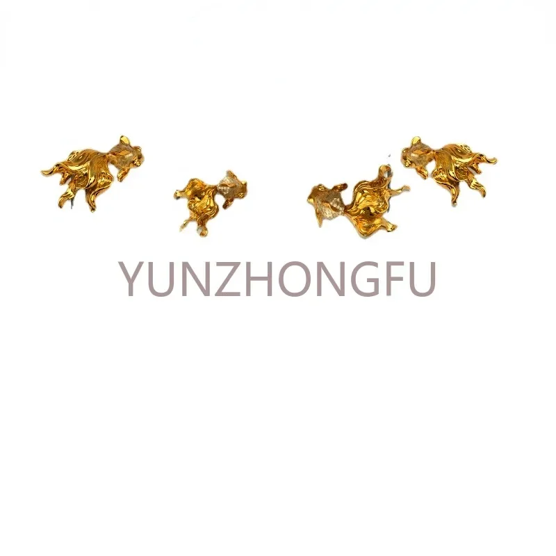 3d goldfish resin animal art wall sticker for home decoration china wholesale supplier