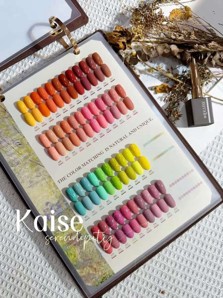 KAISE Mismatched 176 Colors Nail gel set New model 2024 Nail art kit Hot selling Non-toxic Uv gel Net red hot color Nail salon