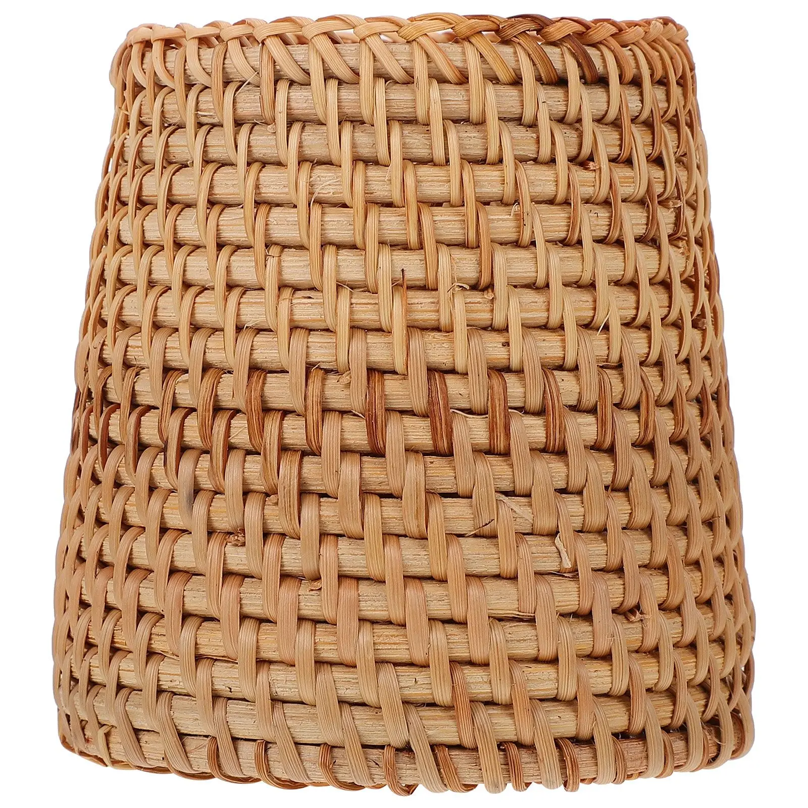 

Rattan Vase Pen Holder Compact Size Strong Material Storage Basket Home Decor Desk Organizer Pen Sundries Basket Wood Weaving