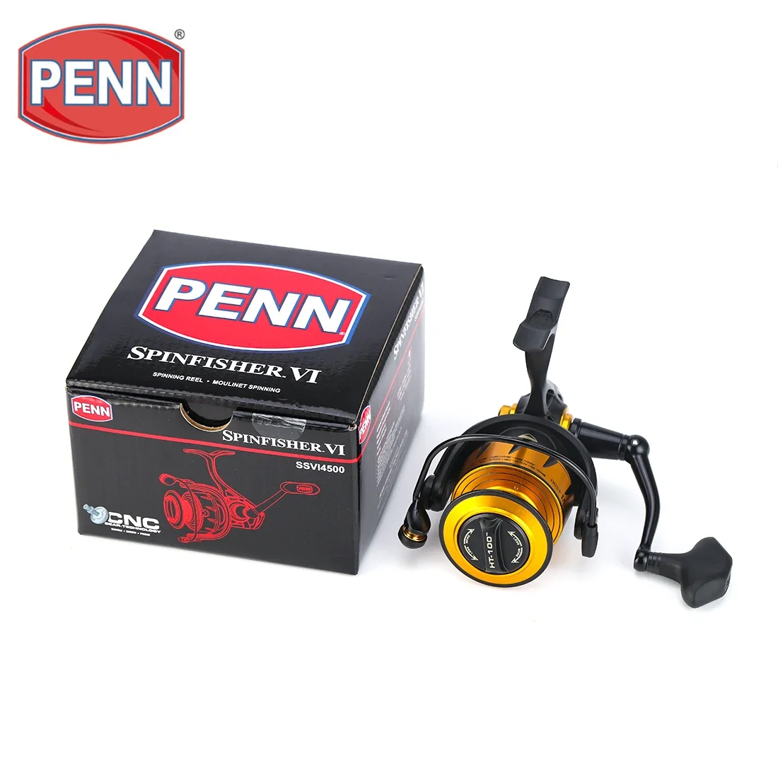 แบรนด์เดิม newPEN·N SPINF·ISHER V·I SS·VI 3500 4500 5500 6500 7500 8500 10500 Spinning น้ําเค็ม Fly Sea Spinning Fishing Re