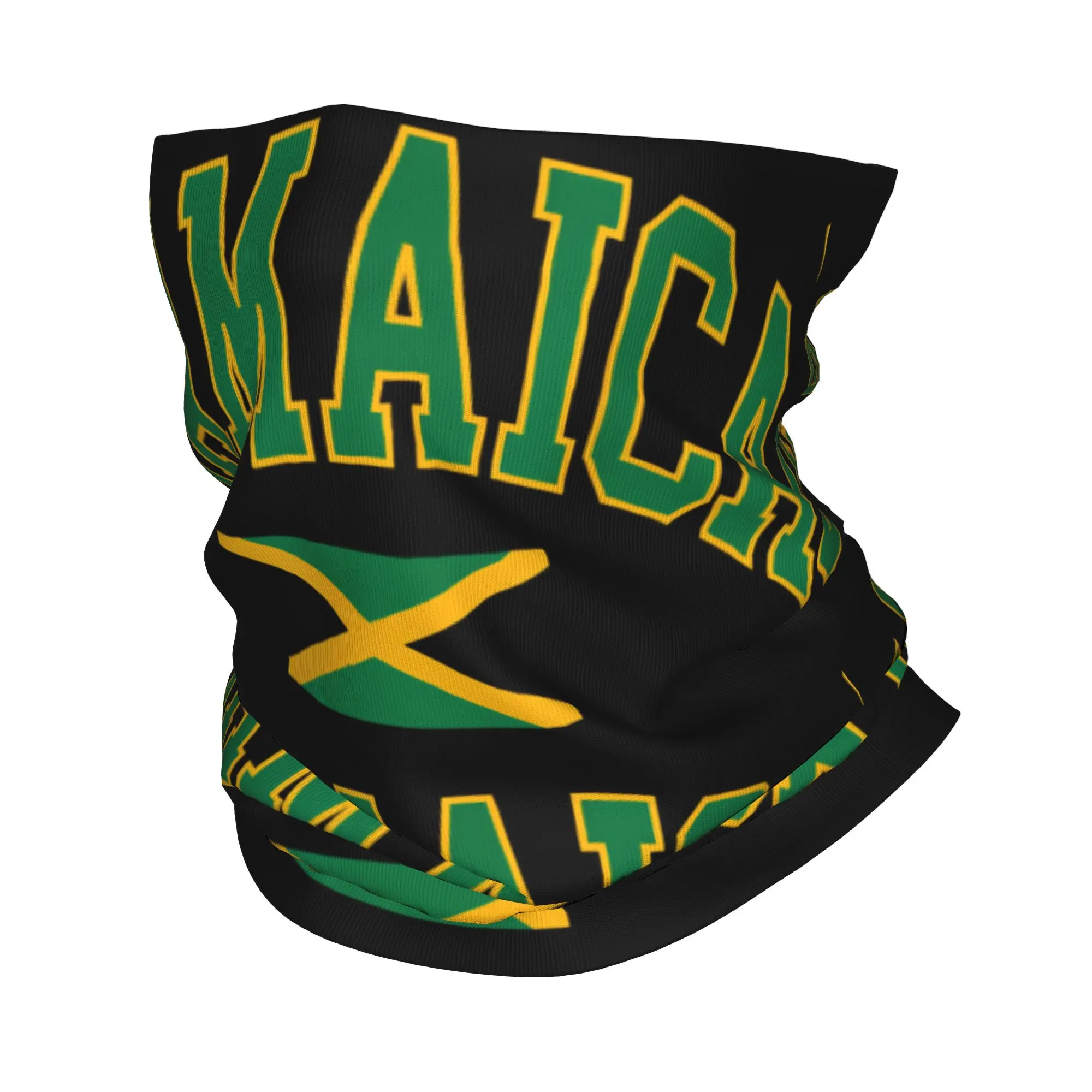 

Jamaica Flag Culture Proud Jamaican Balaclava Hiking Mask Anti-UV Soft Bike Face Cover Mask Autumn Fashion Punk Neck Gaiter