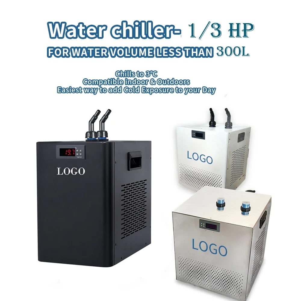 Wasserkühler 1/3 PS Wasserkühler Wasser kühlsystem auf 38f 110V/60Hz oder 220V/50Hz vollständig eingerichtet