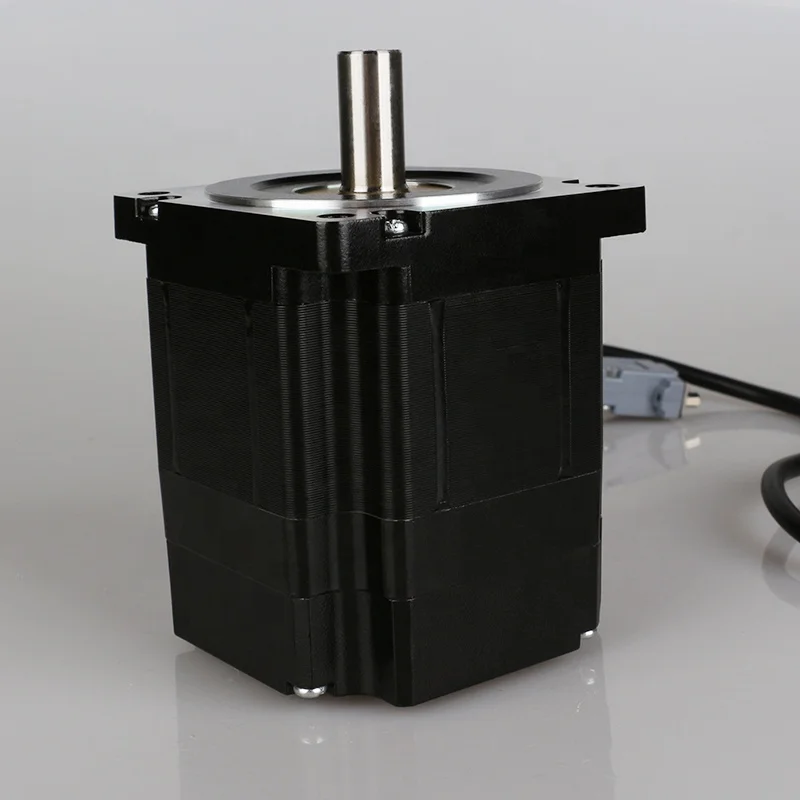 Motor Stepper Hybrid Industri 3-Fase 8nm 220Vac Nema34 86HS3156 dari Pabrik Siheng Digunakan untuk Mesin Pengupas Kabel