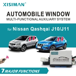 Car Auto Window Lift Close Closer Open Kit Module For Nissan Qashqai J10 J11 Power Window Closing Module Accessories