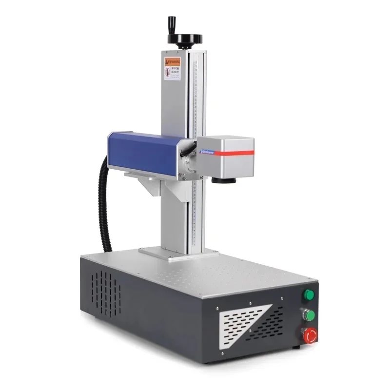 

JPT 20W 30W 50W fiber laser marking machine For Engraving Gold, Silver, Stainless can choose different rotary tools