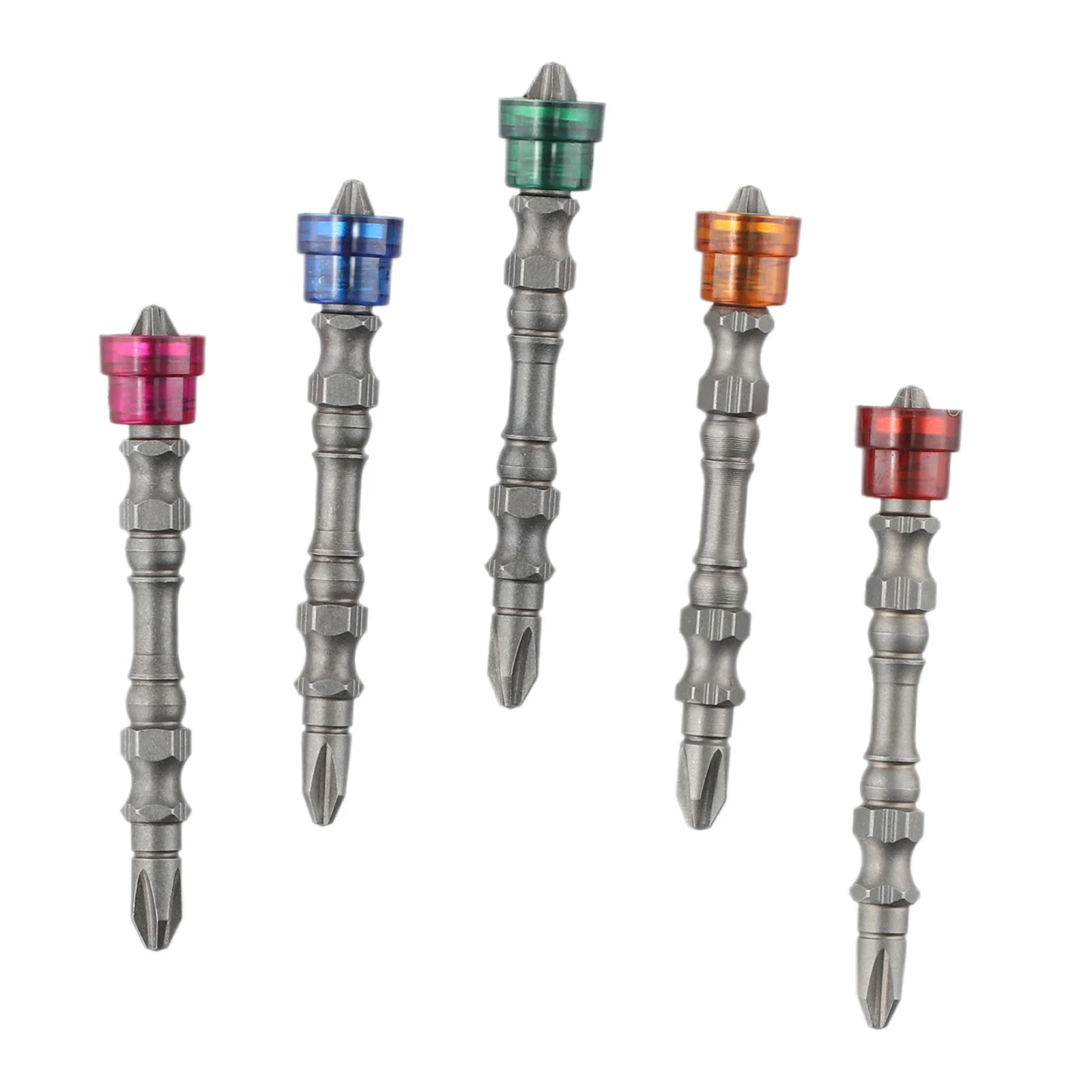 Versatile Magnetic Screwdriver PH2 Alloy Steel DoubleHeaded Cross Drill Bit 65mm for Power Tools Color As shown