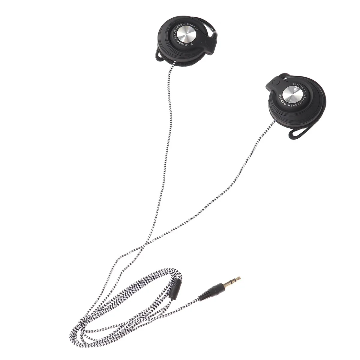 

Wired Earhook Headphones with Soft Comfortable Ear Pads for Computer Phone 35mm Corded Noise Reduction Blue Stereo Earbuds