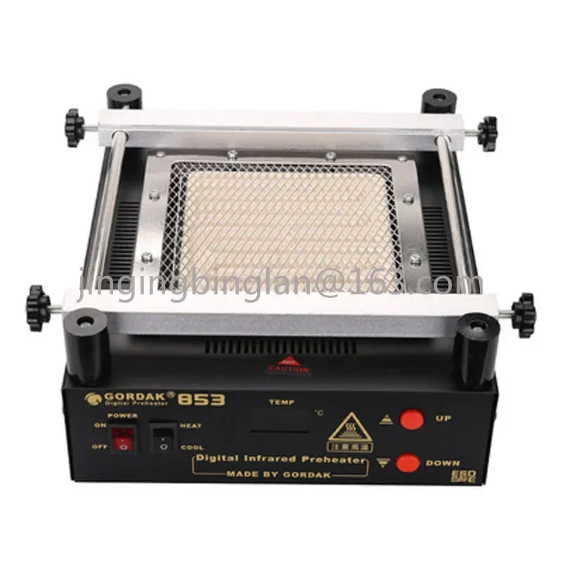 NEW 110V 220V Gordak 853 IR Preheater Station Lead Free Infrared Preheating Station BGA Repair Machine