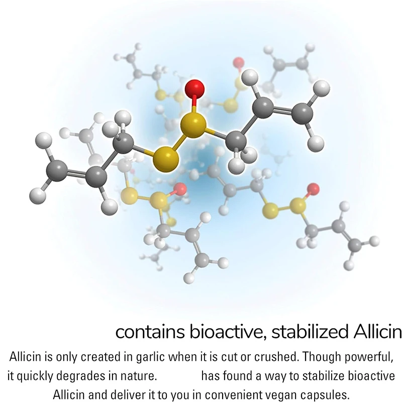 مكملات الأليسين تدعم وظيفة المناعة لجسمك -60 كبسولة #4