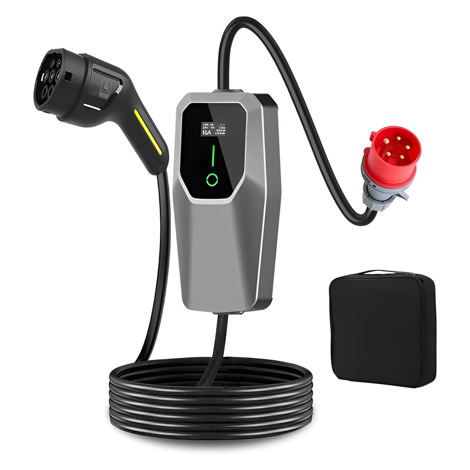 ABS 11 KW EV Charger Type 2 Charger EV Charger Portable Charging Cable Type 2 Adjustable Charging