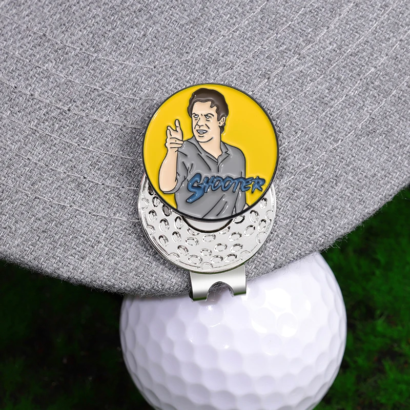 Golf Hat Mark Creative Patterns Ball Hat Clip Marker Magnetic Removable Golf Ball Position Mark Golf Accessories Golfer Gifts