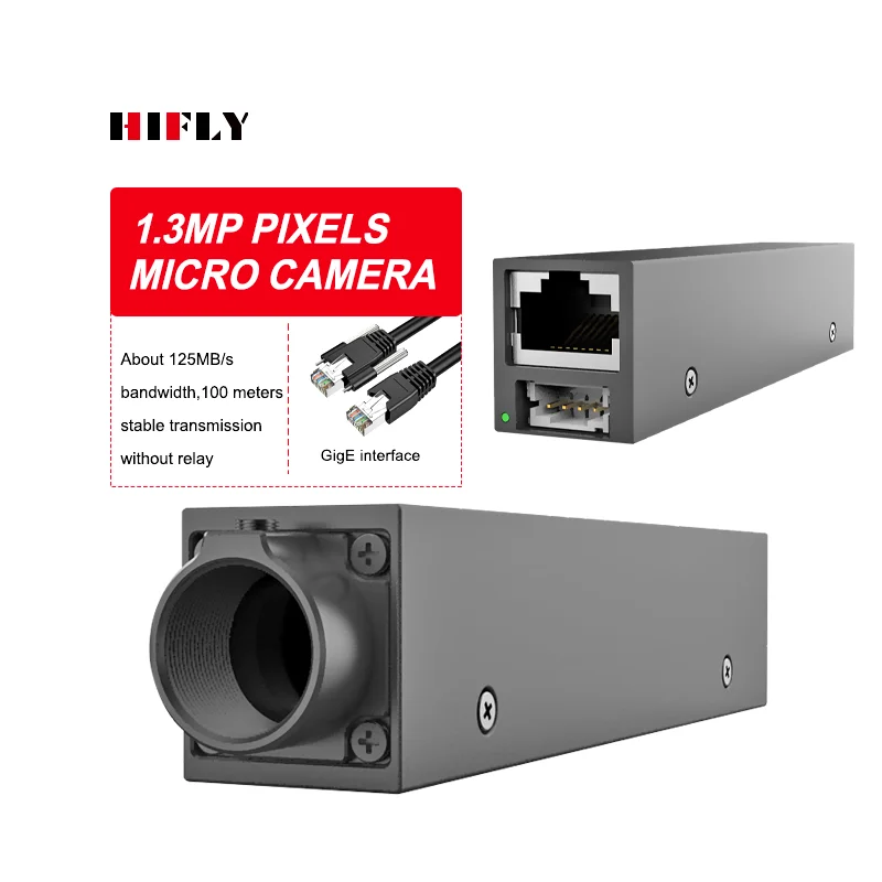 Special Mini Square 1.3MP 91FPS Gige Machine Vision 1/2.7