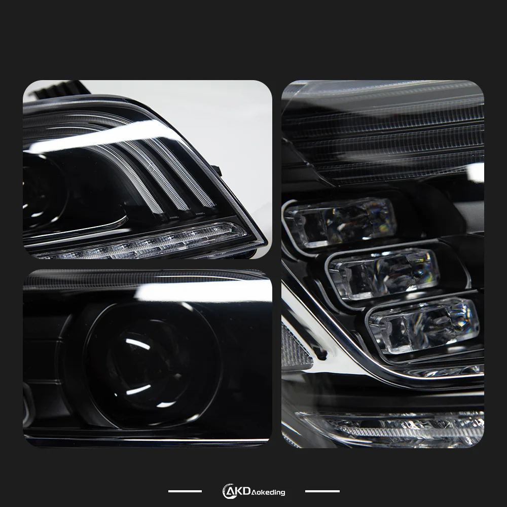 

Auto Parts For Chevy LOVA AVEO LED Headlights 2004-2018 Daytime Lights Low Beam High Beam Dual Projector Car Lights Modified
