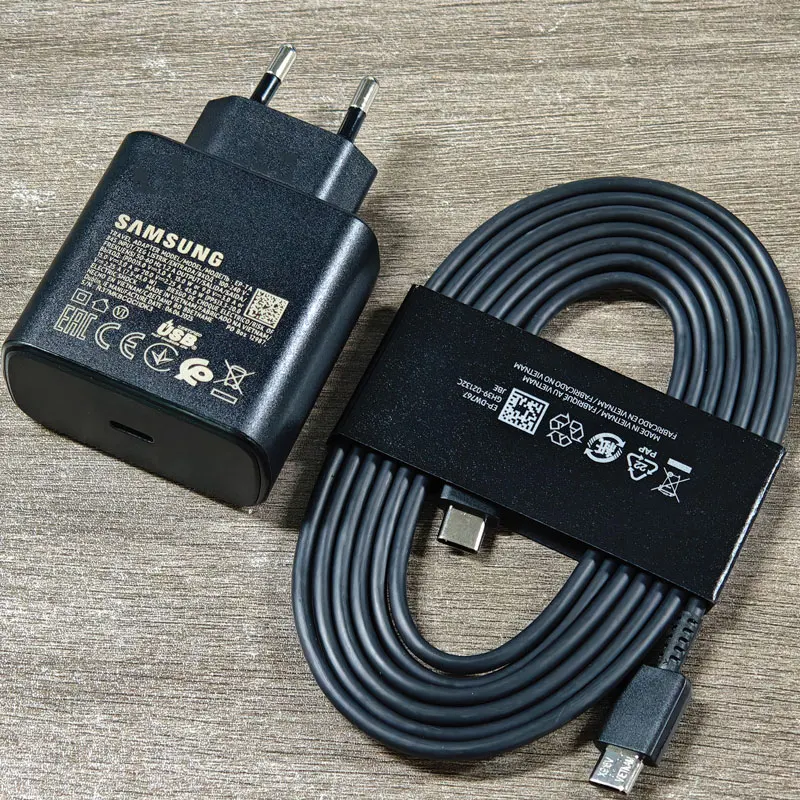 For Samsung S25 S24 S23 S22 S21 S20 Ultra FE 45W PD Charger Super Fast Charge Adapter For Galaxy Z F