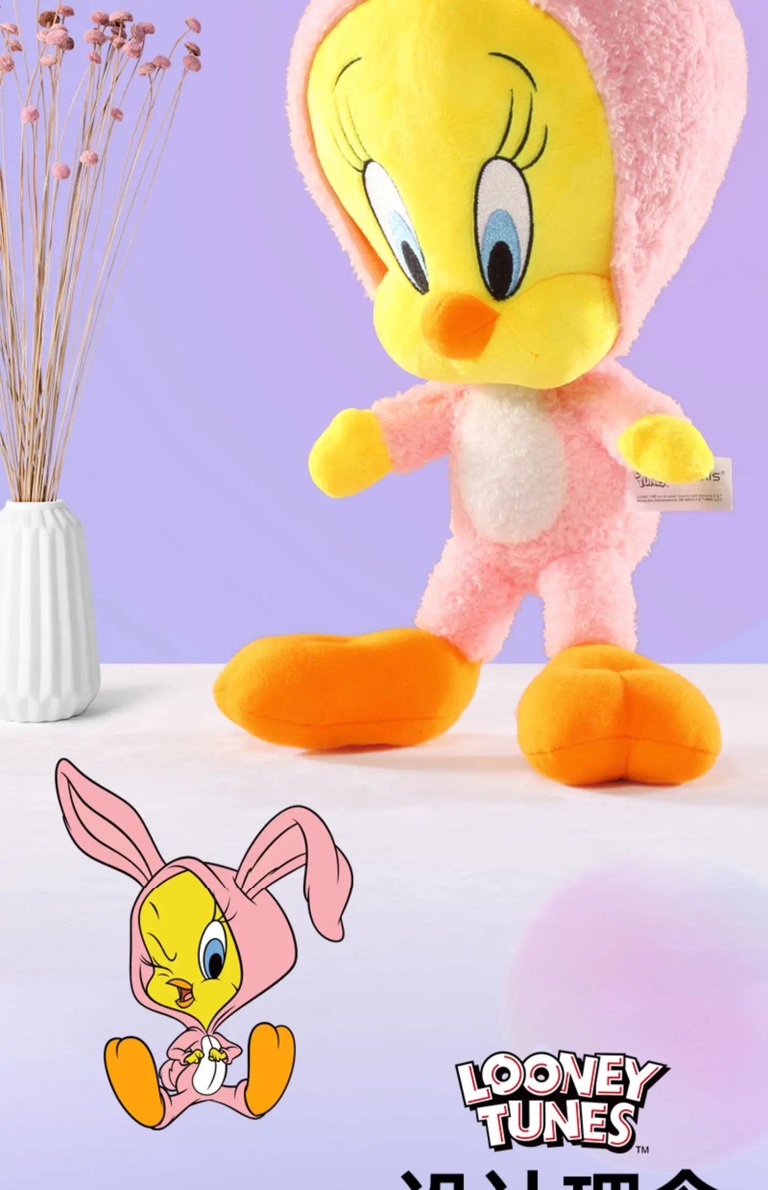 ルーニー・テューンズピンクトゥイーティー鳥タスマニアデビルコスプレ