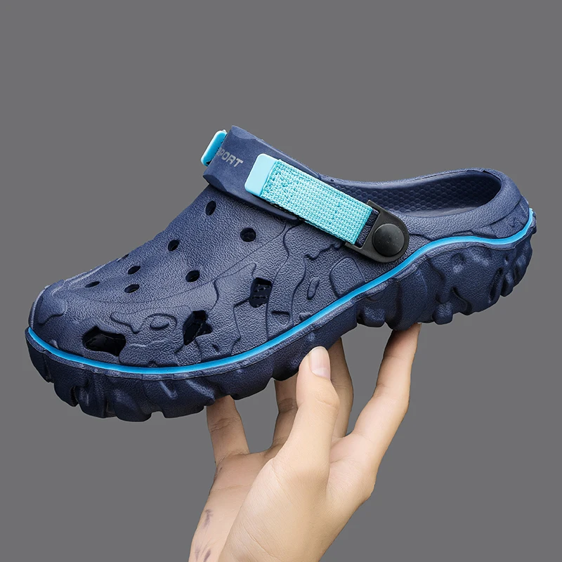 Summer Men Slippers EVA Soft Outdoor Sandals Garden Clogs Male Casual Shoes Fashion Water Shoes For Beach Comfort Home Slides